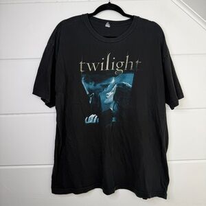 Twilight 2008 Movie Promo T-shirt Edward and Bella XL XXL Front Back Graphic